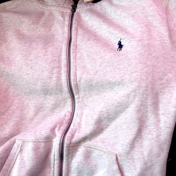 Polo zip up hoodie